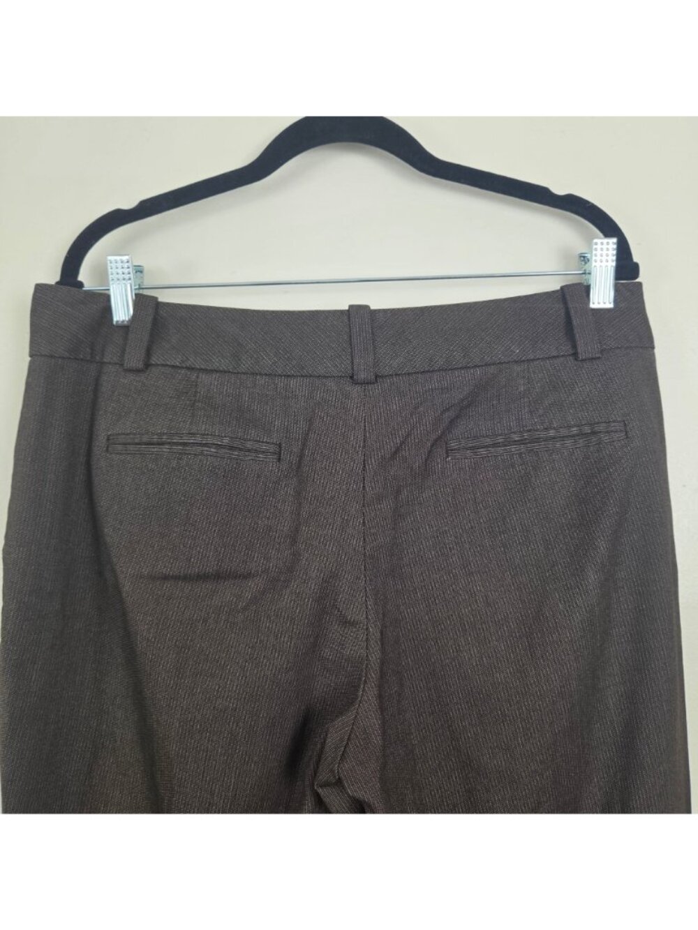 The Limited Womens Brown Pinstripe 2-Piece Suit Jacket & Cassidy Fit Pants Size - Picture 11 of 15